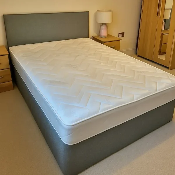 Divan bed with sleek modern drawers and firm base – Single, Small Double, Double, King Size