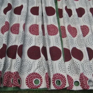 Pair of Double-Sided Poly-Jacquard Curtains, 230cm x 137cm - Image 2