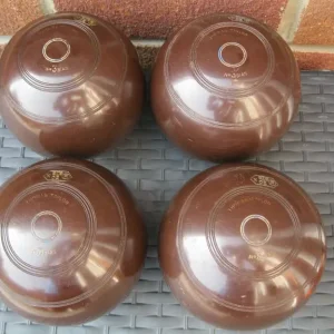 Vintage Thomas Taylor Lignoid Bowls Set of 4 Size 5 1/16 No.3 Bias - Image 2
