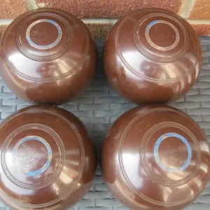 Vintage Thomas Taylor Lignoid Bowls Set of 4 Size 5 1/16 No.3 Bias - Image 4