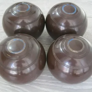Vintage Thomas Taylor Lignoid Bowls Set of 4 Size 5 1/16 No.3 Bias - Image 6