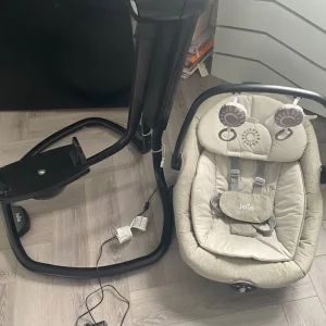 Joie Serina 2 in 1 Baby Swing and Rocker Black and Walnut - Image 2