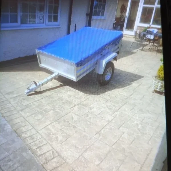 camping trailer and four berth tent