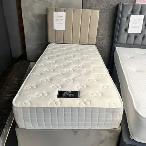 single divan bed with mattress – ready to use