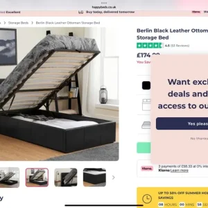 Single bed base without mattress - Image 4