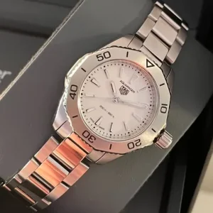 Tag Heuer Ladies Aquaracer 30mm Silver - Image 2