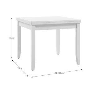 Lynton 4-6 Seater Flip Top Dining Table - Image 5