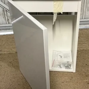 Wall Hung Vanity Unit with White Ceramic Basin - Image 2