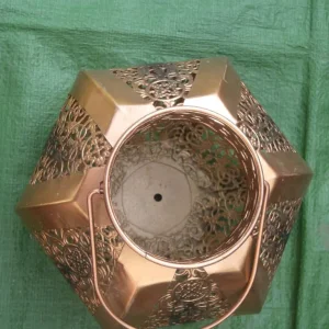 Decorative Hanging Copper Coloured Ornament - Image 3