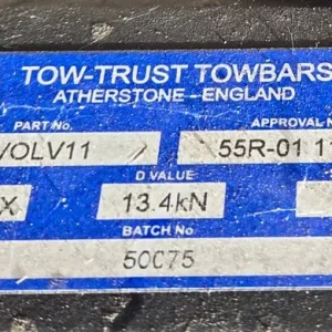Detachable Tow Bar with Cross Bar and Electric Wiring for Volvo XC90 & XC60 - Image 3