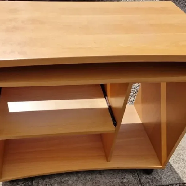 Computer Desk with Sliding Shelves