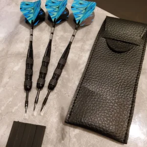 Two Sets of Professional Tunsten Darts – Pouches and Flights - Image 5