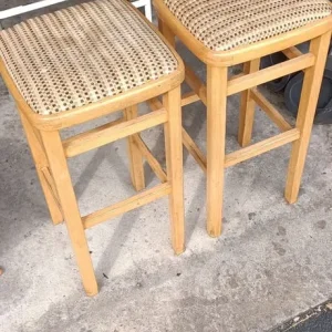 Pair of 70s Retro Kitchen Bar Stools