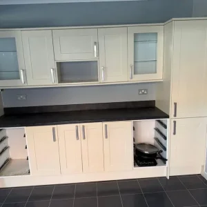 White kitchen cabinet