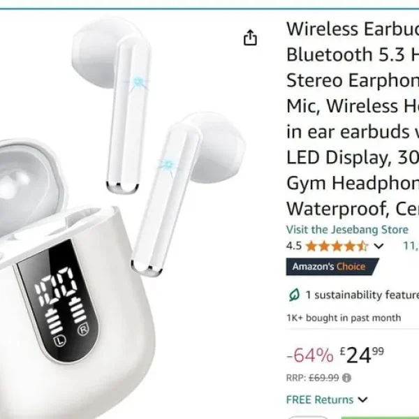 Jesebang wireless earbuds with mic