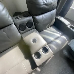 Sofa with heated seats and massage