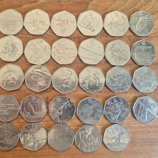 Olympic 50p coin set