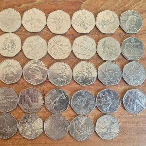 Olympic 50p coin set