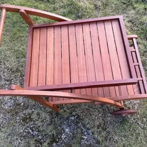 Hardwood Drinks Trolley - New - Image 4