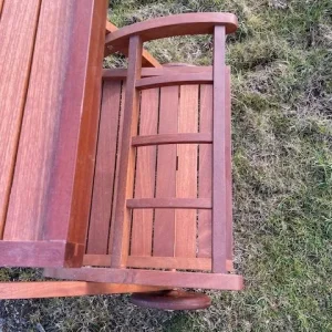 Hardwood Drinks Trolley - New - Image 6