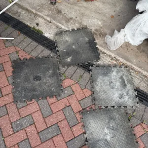 Gym flooring for weights