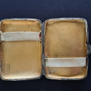Sterling Silver Cigarette Case 1918 - Image 3