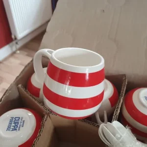 Oat/Tea Mugs – Green, Red, Yellow - Image 3