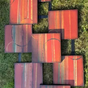 New & boxed DUNELM metal wall art - Image 2
