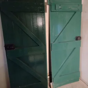 2 solid doors
