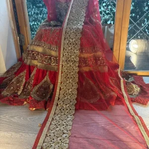 Asian wedding dress size 16/18 large - Image 4