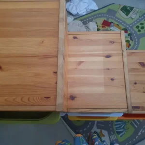 Ikea Trofast pine storage unit with boxes - Image 3