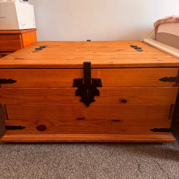 Vintage storage trunk
