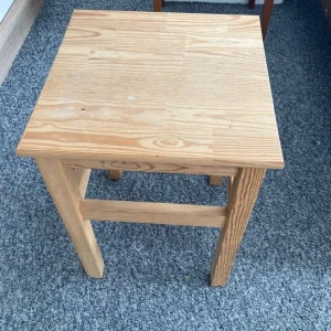 Wooden side table
