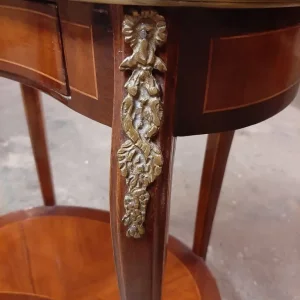 Mid Century French Walnut Side Table - Image 3