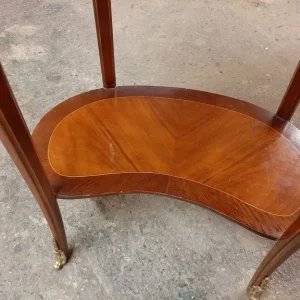 Mid Century French Walnut Side Table - Image 5