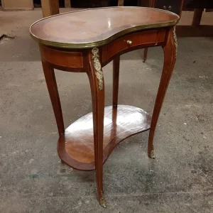 Mid Century French Walnut Side Table - Image 6