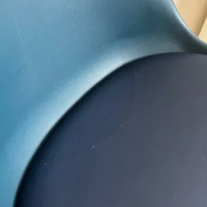 4x dining chairs (navy blue + mustard yellow) - Image 4