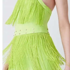 Green midi dress size 8 karen millen - Image 3