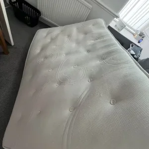 Double bed mattress – sprung, used but in good condition - Image 2