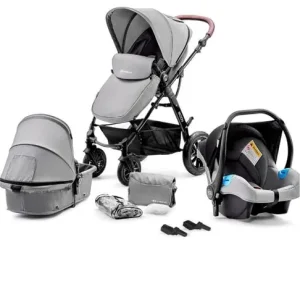Kinderkraft Pram 3-in-1 Set MOOV (2 units, gray) - Image 2