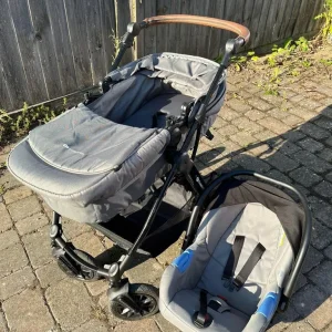 Kinderkraft Pram 3-in-1 Set MOOV (2 units, gray)
