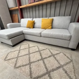 DFS Layla left hand facing L shape chaise end 3 seater sofa - Image 4
