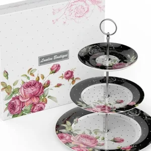 3 Tier Cake Stand - Black