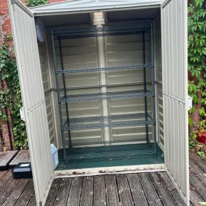 Metal framed garden shed - Image 3