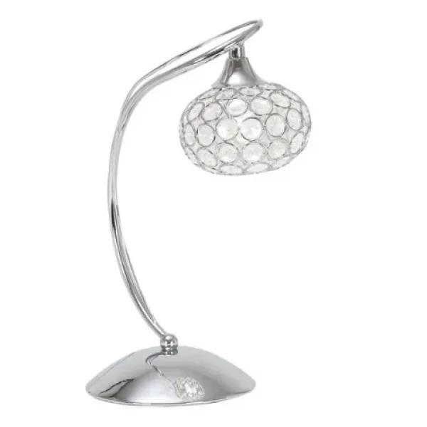 Polished Chrome Stand with Crystal Top