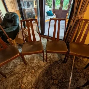 4 mid century GPlan dining chairs - Image 2