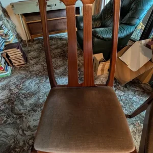4 mid century GPlan dining chairs - Image 4