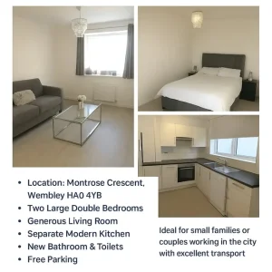 🏡 Spacious 2-Bedroom Flat in Montrose Crescent, Welwyn Garden City, Welwyn Hatfield
