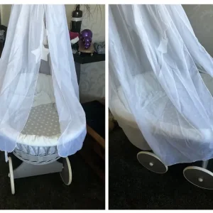 Moses basket on wheels - Image 2