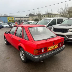 1989 Ford Escort Popular Hatchback Petrol Manual - Image 4